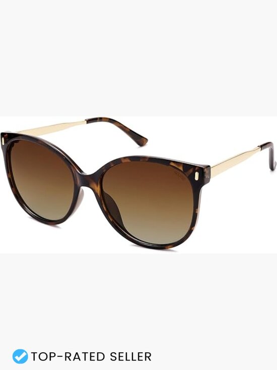 Round Oversized Polarized Sunglasses Retro UV Protection Unisex Trendy Shades main image 7